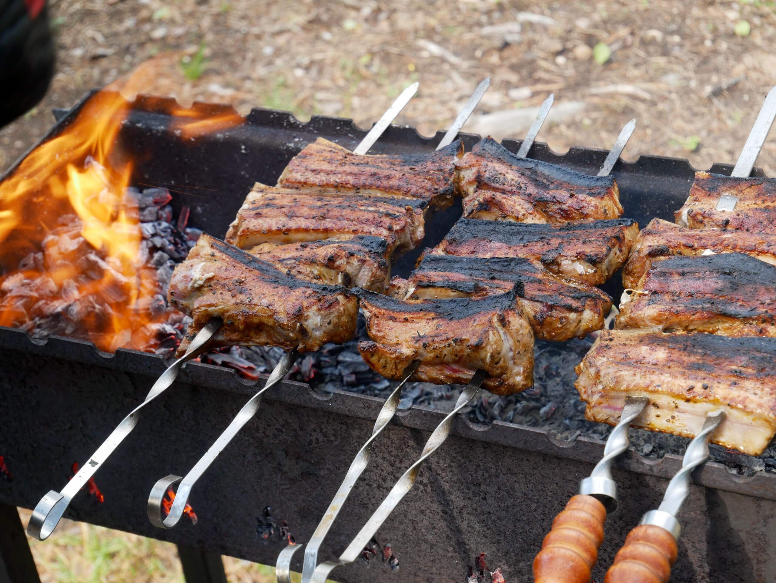 Brandwonden door een bbq-ongeluk